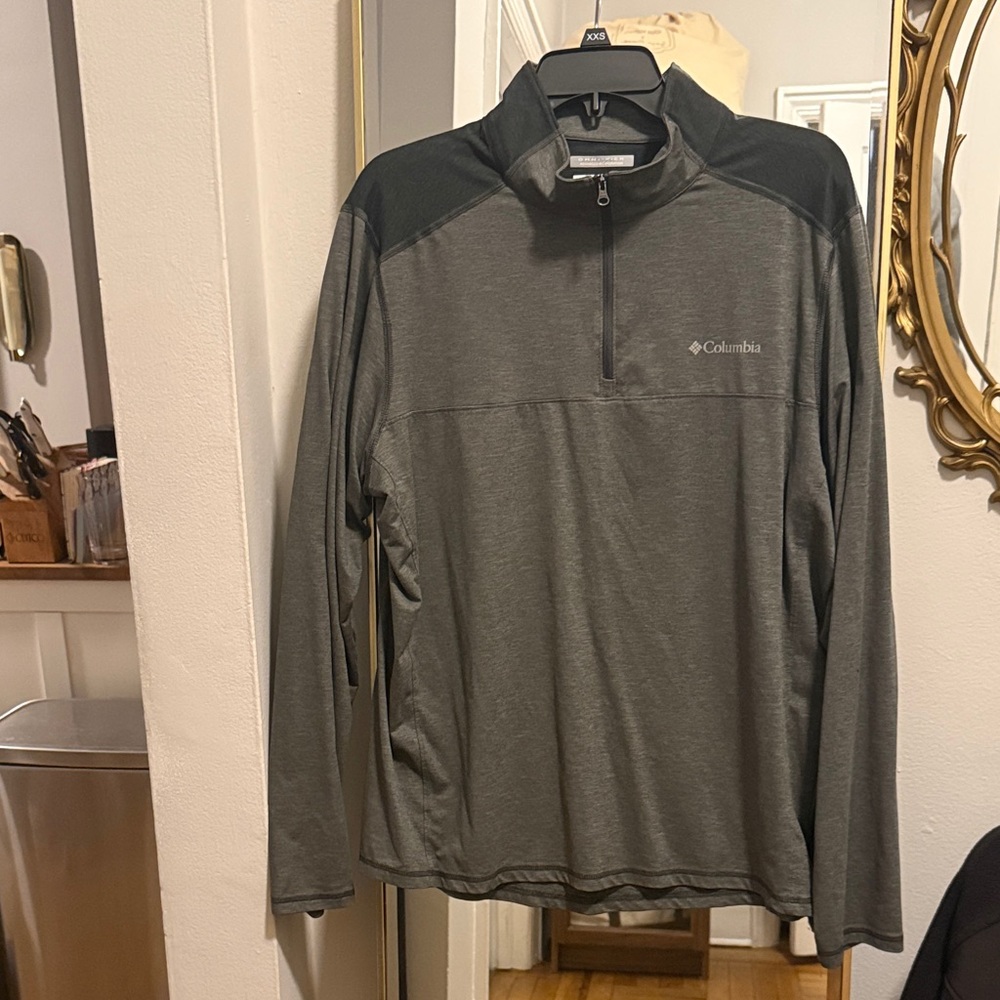 Columbia Gray Quarter-Zip Pullover